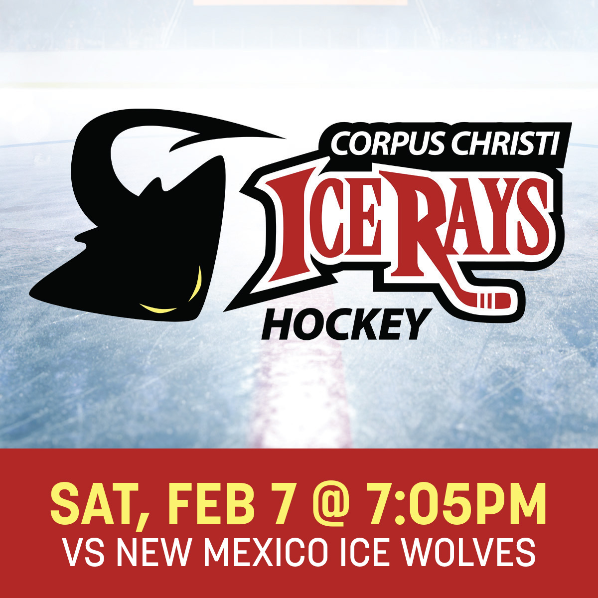 Corpus Christi IceRays vs New Mexico IceWolves 