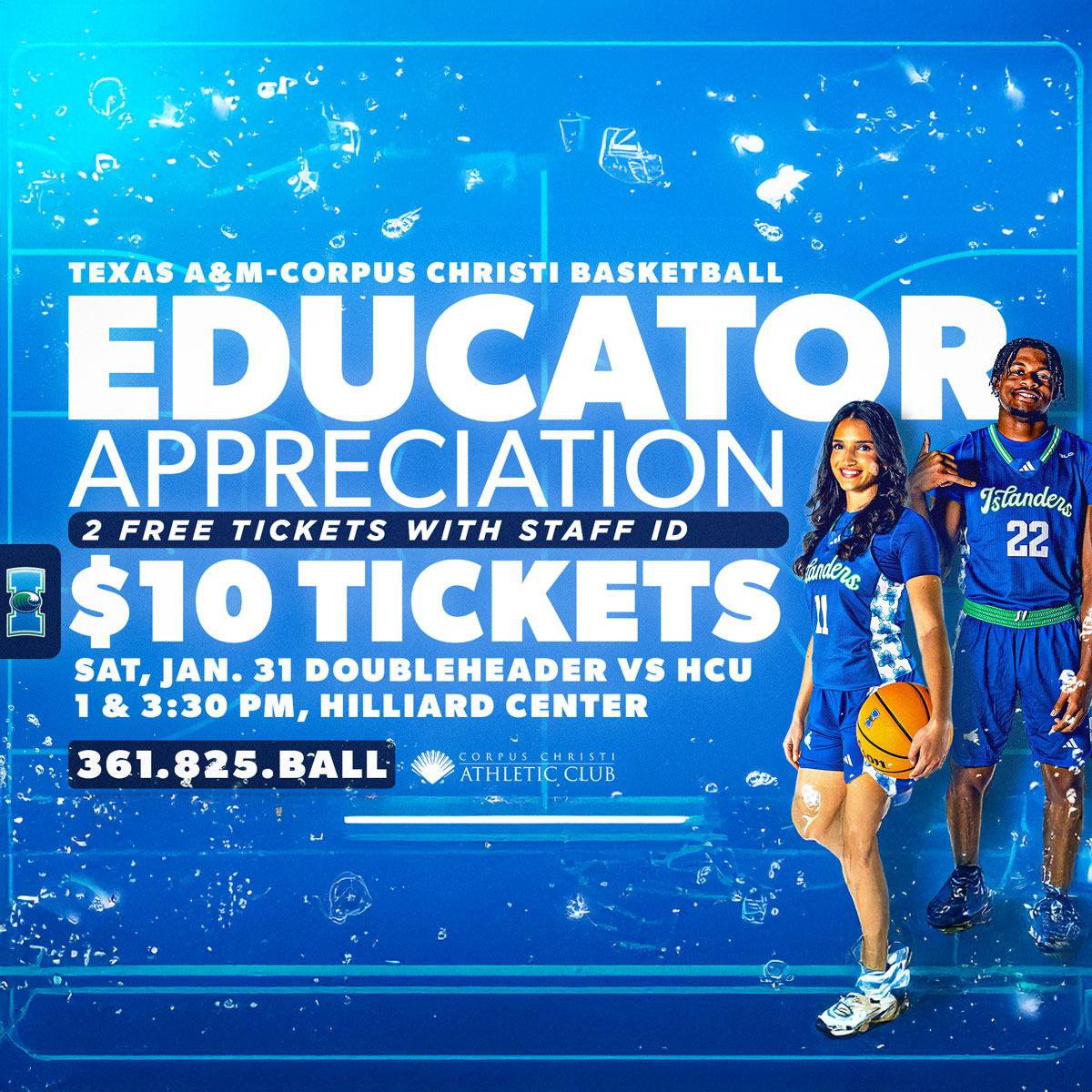 TAMUCC Men’s Basketball vs. HCU 