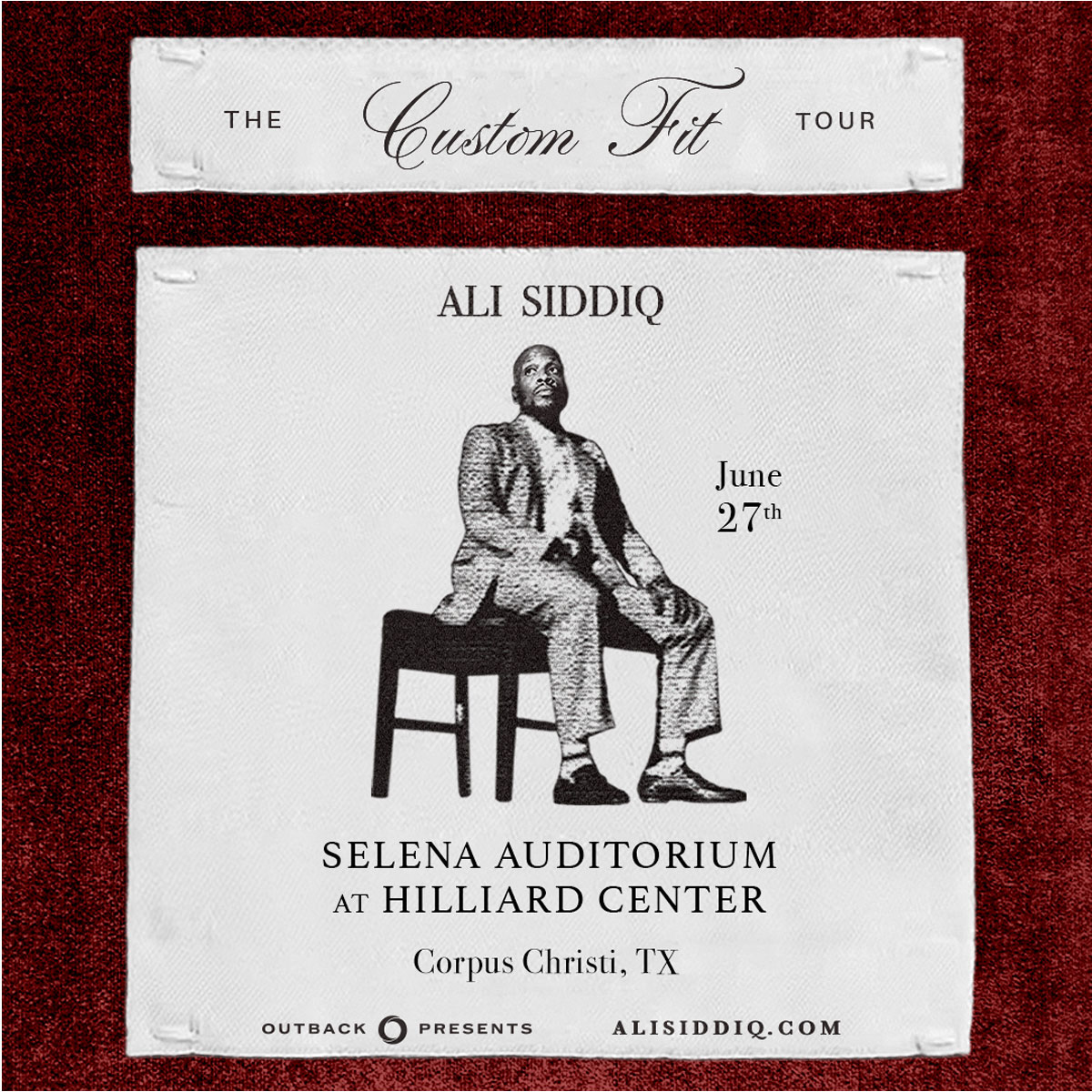 Ali Siddiq: The Custom Fit Tour 